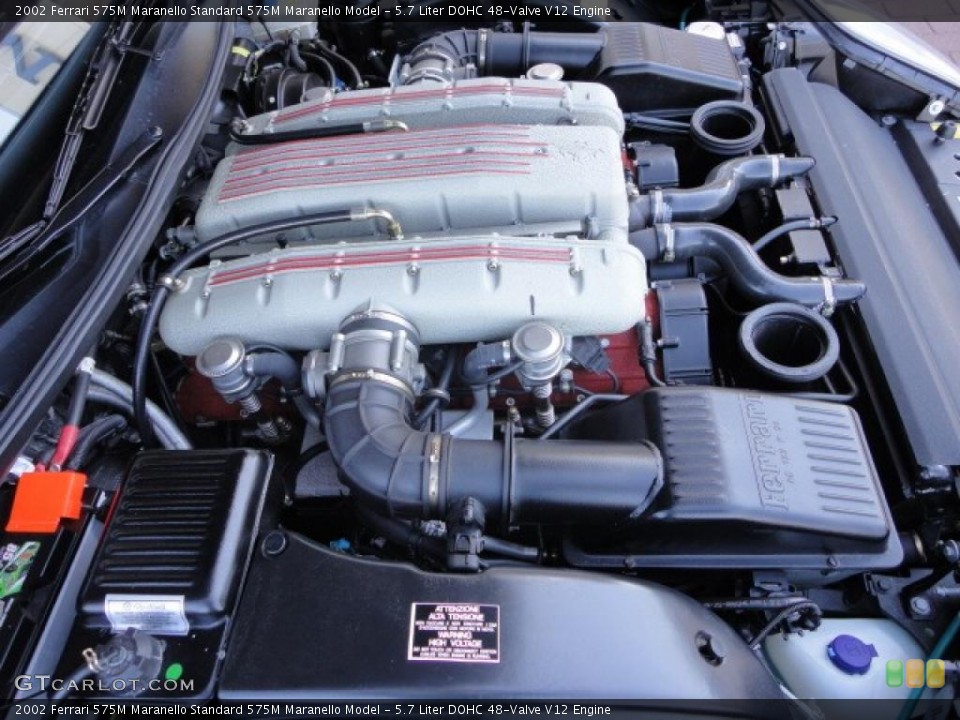 5.7 Liter DOHC 48-Valve V12 Engine for the 2002 Ferrari 575M Maranello #38558225