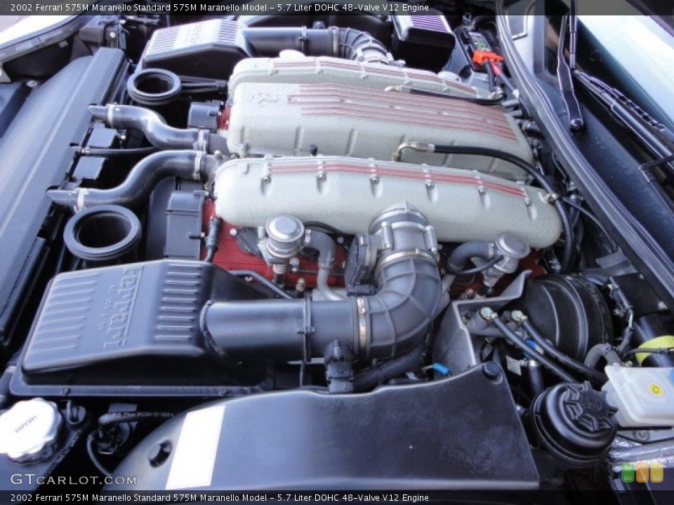 5.7 Liter DOHC 48-Valve V12 Engine for the 2002 Ferrari 575M Maranello #38558243
