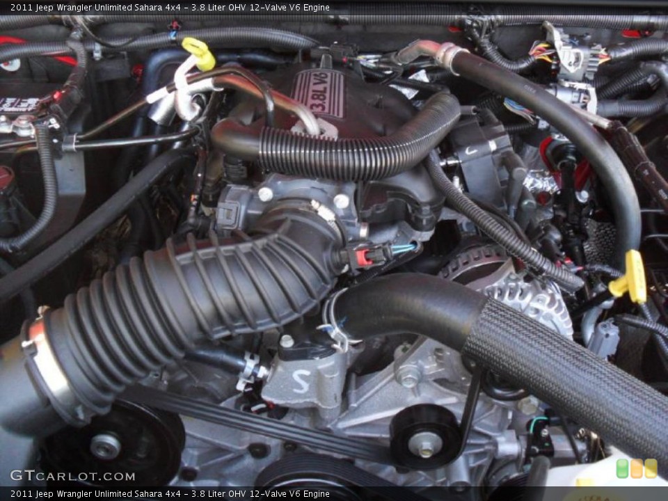 3.8 Liter OHV 12-Valve V6 Engine for the 2011 Jeep Wrangler Unlimited #38561593