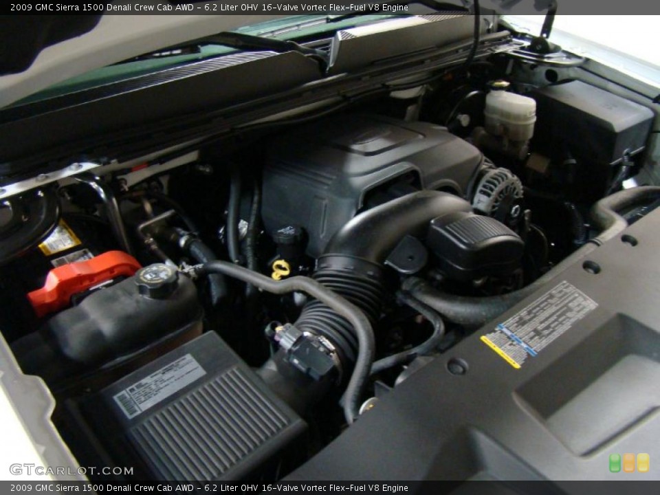 6.2 Liter OHV 16-Valve Vortec Flex-Fuel V8 Engine for the 2009 GMC Sierra 1500 #38564029