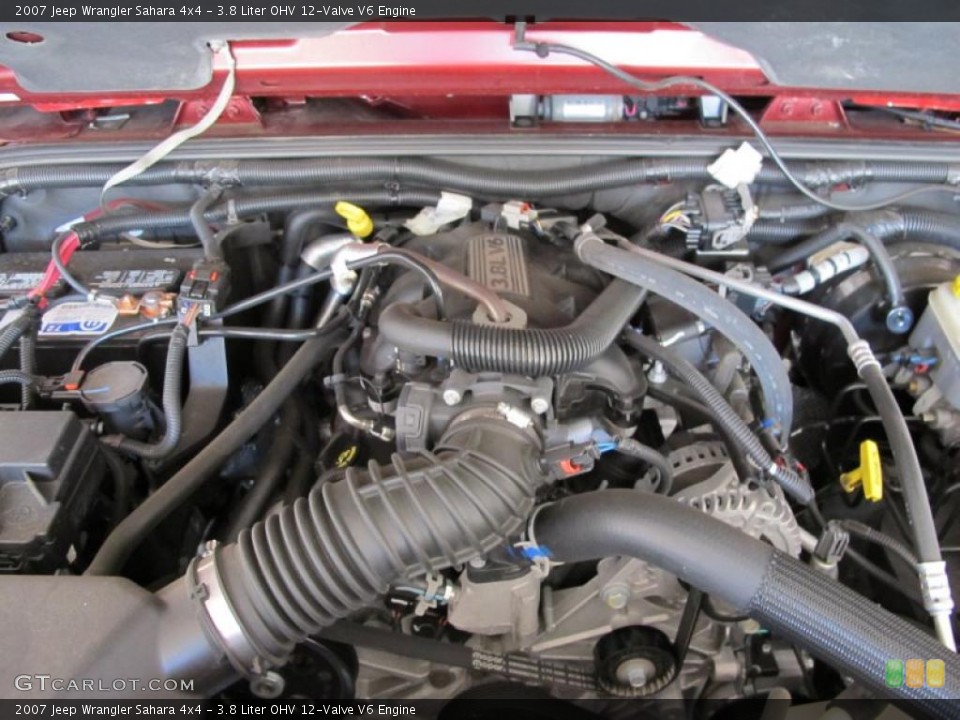 3.8 Liter OHV 12-Valve V6 Engine for the 2007 Jeep Wrangler #38573688