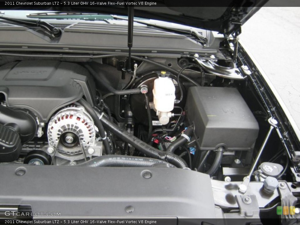 5.3 Liter OHV 16-Valve Flex-Fuel Vortec V8 Engine for the 2011 Chevrolet Suburban #38576472