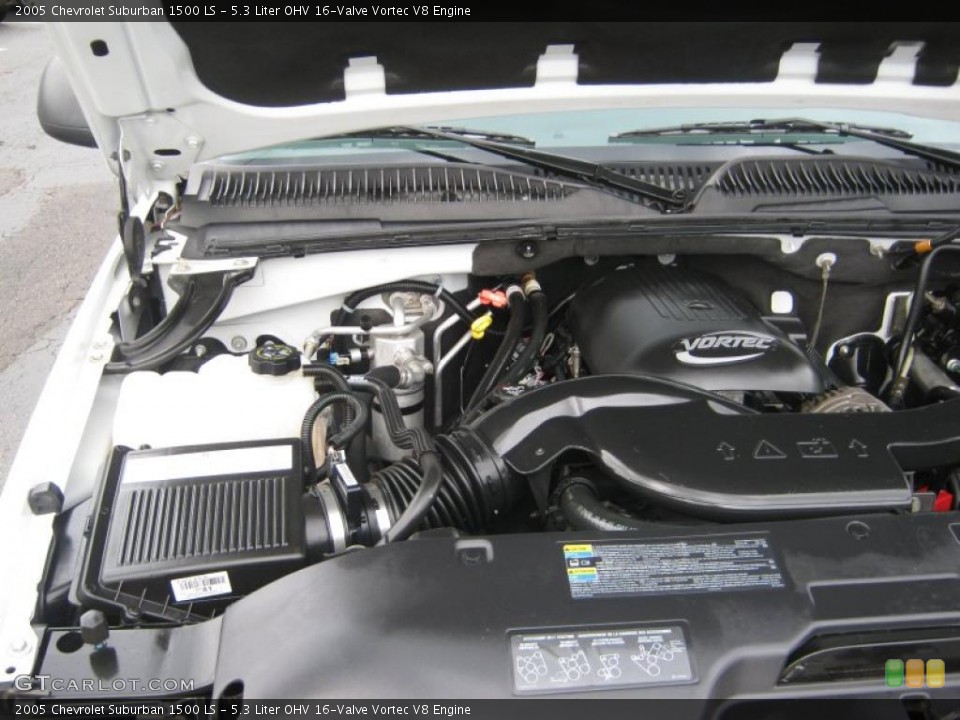 5.3 Liter OHV 16-Valve Vortec V8 Engine for the 2005 Chevrolet Suburban #38577284