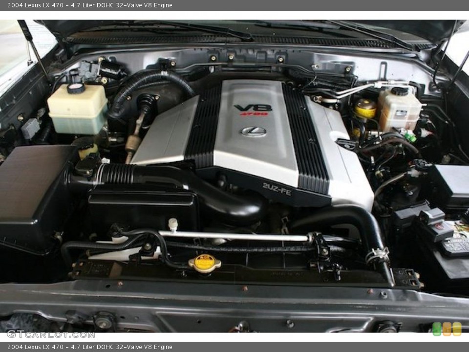 4.7 Liter DOHC 32-Valve V8 Engine for the 2004 Lexus LX #38579440