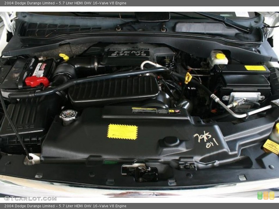 5.7 Liter HEMI OHV 16-Valve V8 Engine for the 2004 Dodge Durango #38580204