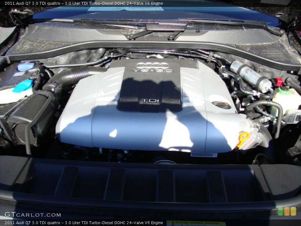 3.0 Liter TDI Turbo-Diesel DOHC 24-Valve V6 Engine for the 2011 Audi Q7 #38582364