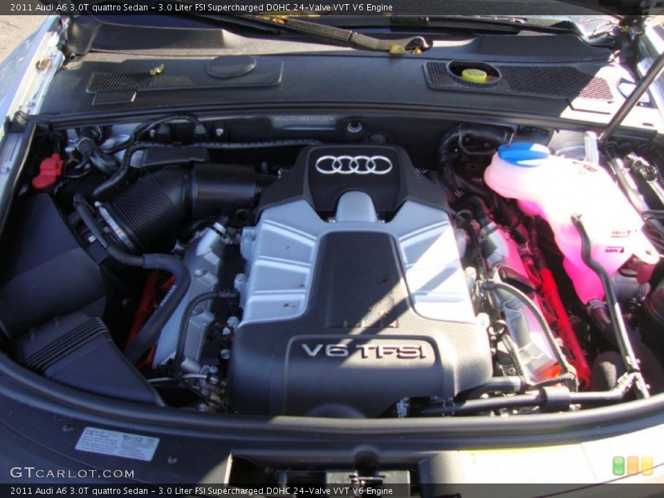 3.0 Liter FSI Supercharged DOHC 24-Valve VVT V6 Engine for the 2011 Audi A6 #38583040