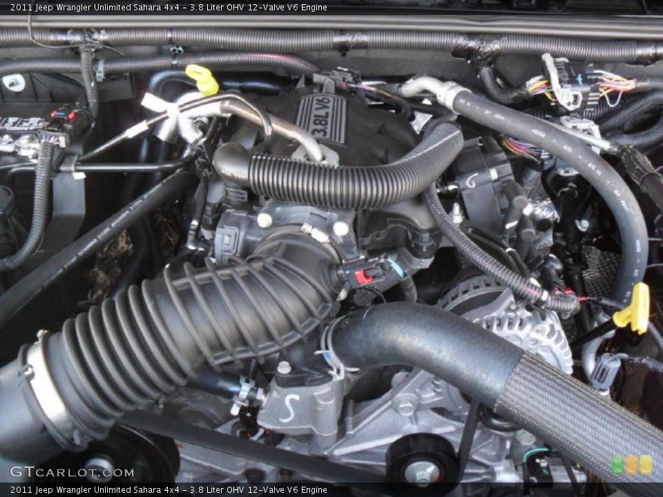 3.8 Liter OHV 12-Valve V6 Engine for the 2011 Jeep Wrangler Unlimited #38587793