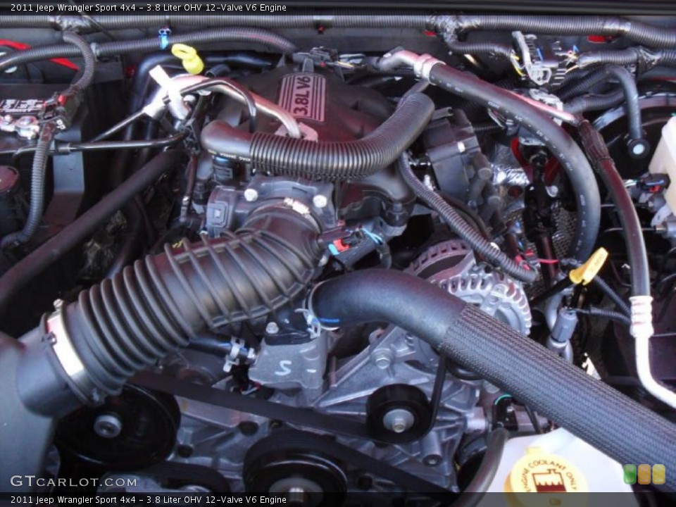 3.8 Liter OHV 12-Valve V6 Engine for the 2011 Jeep Wrangler #38588449