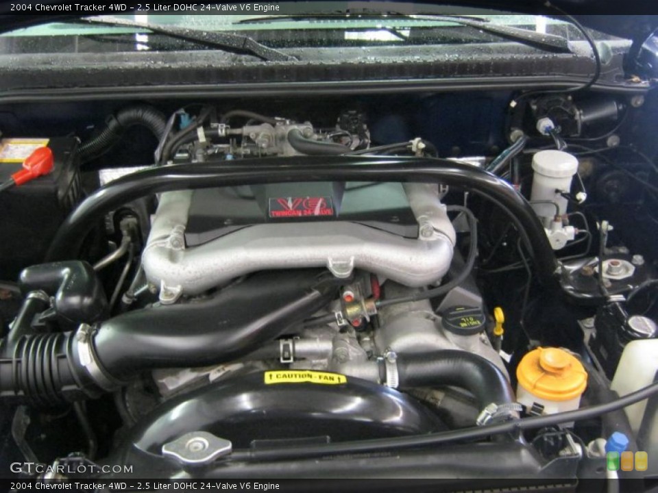 2.5 Liter DOHC 24-Valve V6 Engine for the 2004 Chevrolet Tracker #38595041