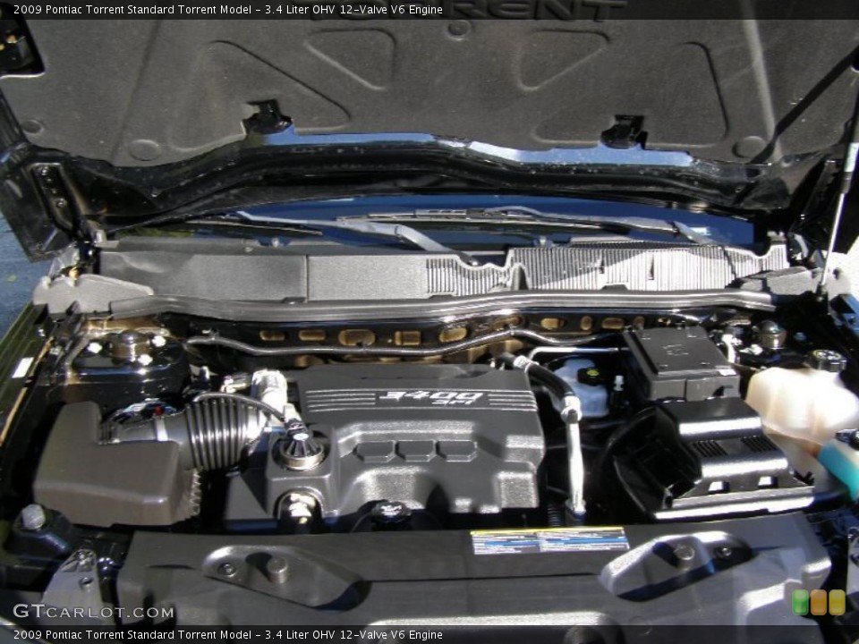 3.4 Liter OHV 12-Valve V6 Engine for the 2009 Pontiac Torrent #38602849