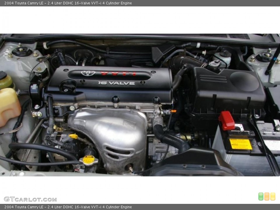 2.4 Liter DOHC 16-Valve VVT-i 4 Cylinder Engine for the 2004 Toyota Camry #38605849