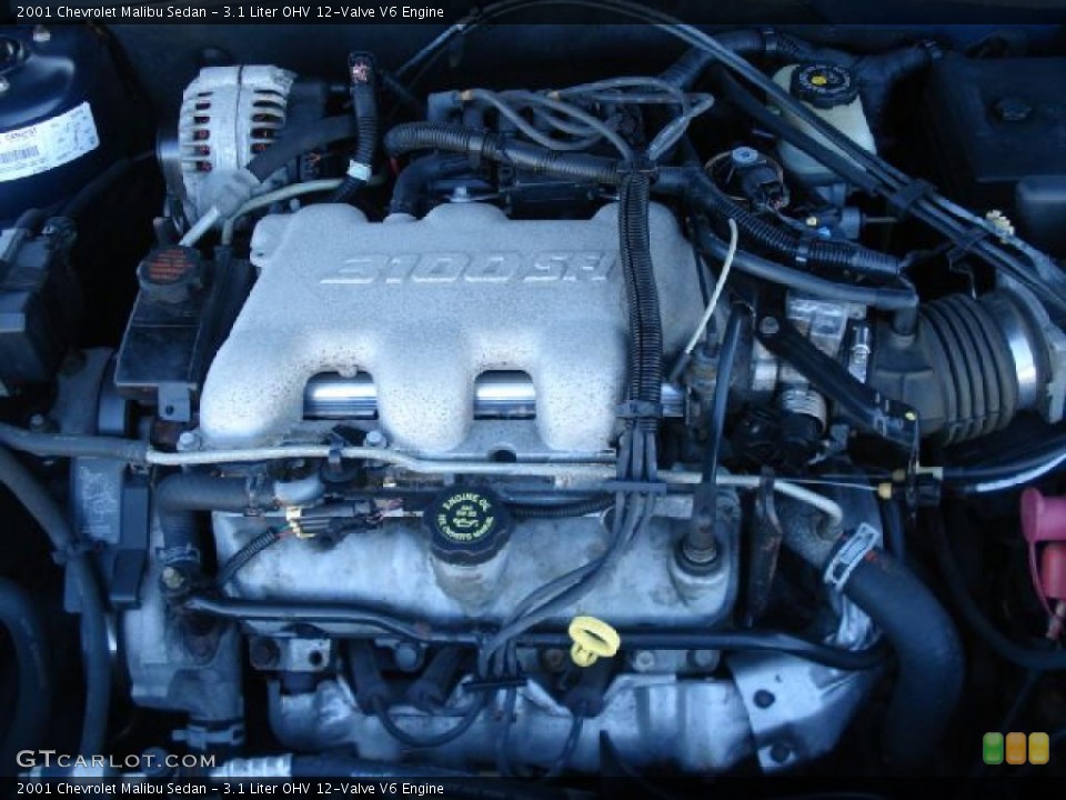 3.1 Liter OHV 12-Valve V6 Engine for the 2001 Chevrolet Malibu #38607373