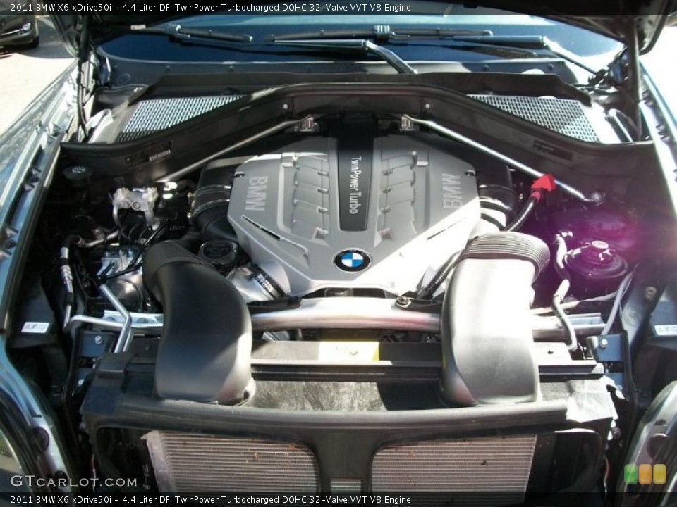 4.4 Liter DFI TwinPower Turbocharged DOHC 32-Valve VVT V8 Engine for the 2011 BMW X6 #38610329