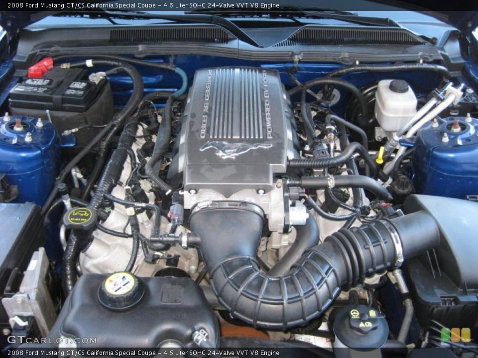 4.6 Liter SOHC 24-Valve VVT V8 Engine for the 2008 Ford Mustang #38611901