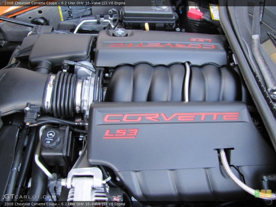 6.2 Liter OHV 16-Valve LS3 V8 Engine for the 2008 Chevrolet Corvette #38614466