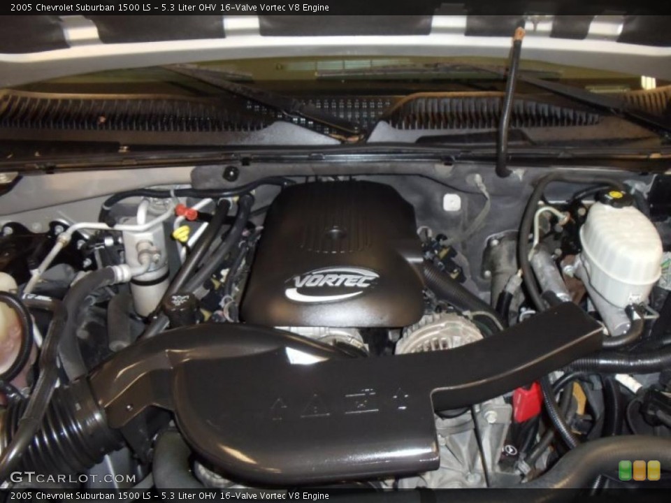 5.3 Liter OHV 16-Valve Vortec V8 2005 Chevrolet Suburban Engine