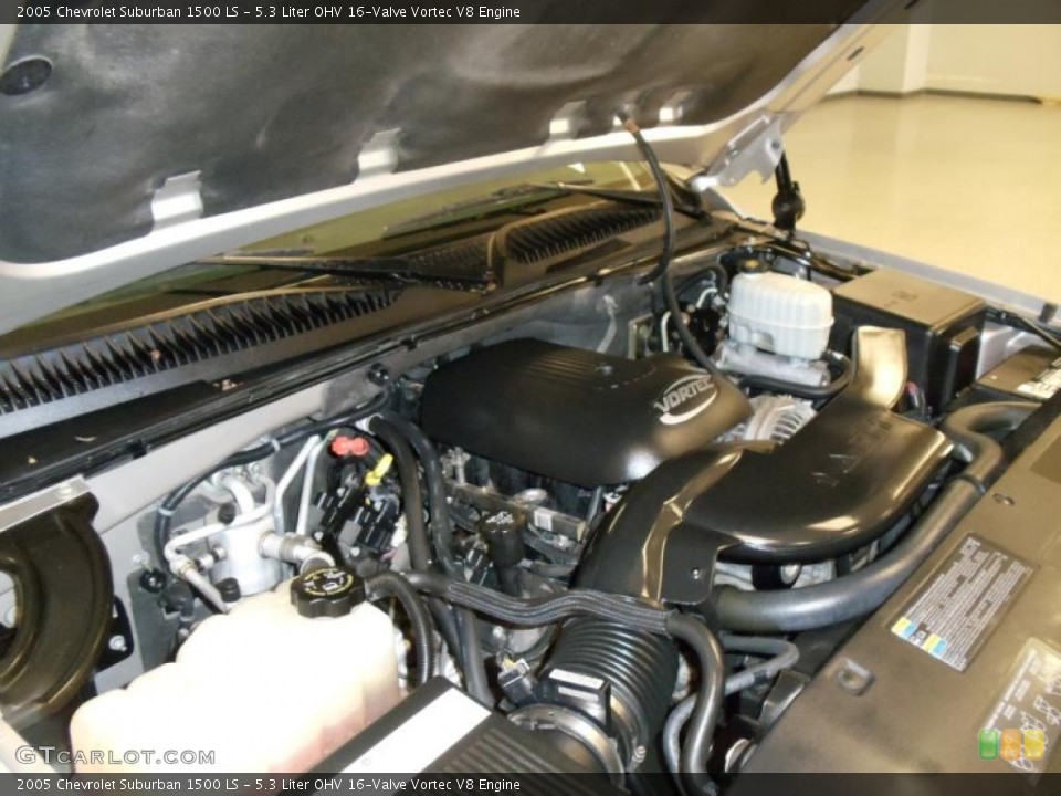 5.3 Liter OHV 16-Valve Vortec V8 Engine for the 2005 Chevrolet Suburban #38615250