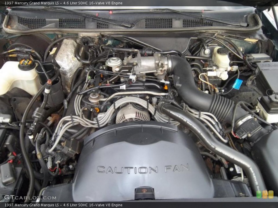 4.6 Liter SOHC 16-Valve V8 Engine for the 1997 Mercury Grand Marquis #38616018