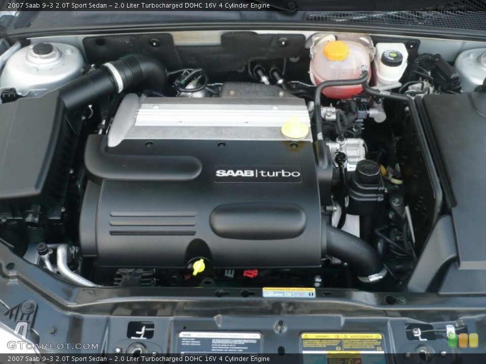 2.0 Liter Turbocharged DOHC 16V 4 Cylinder Engine for the 2007 Saab 9-3 #38618870