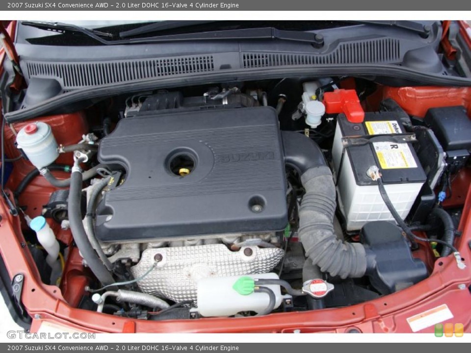 2.0 Liter DOHC 16-Valve 4 Cylinder Engine for the 2007 Suzuki SX4 #38619455