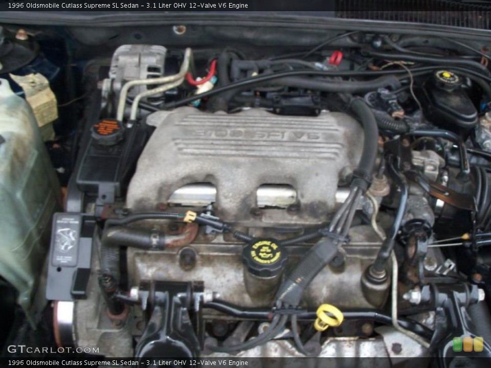 3.1 Liter OHV 12-Valve V6 Engine for the 1996 Oldsmobile Cutlass Supreme #38628390