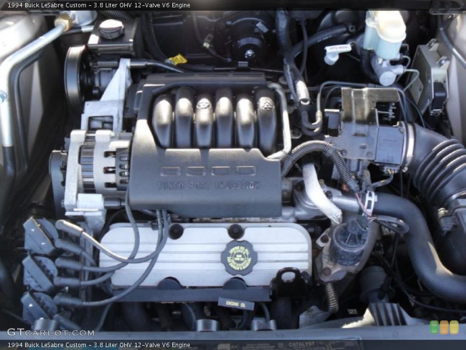 3.8 Liter OHV 12-Valve V6 Engine for the 1994 Buick LeSabre #38637186