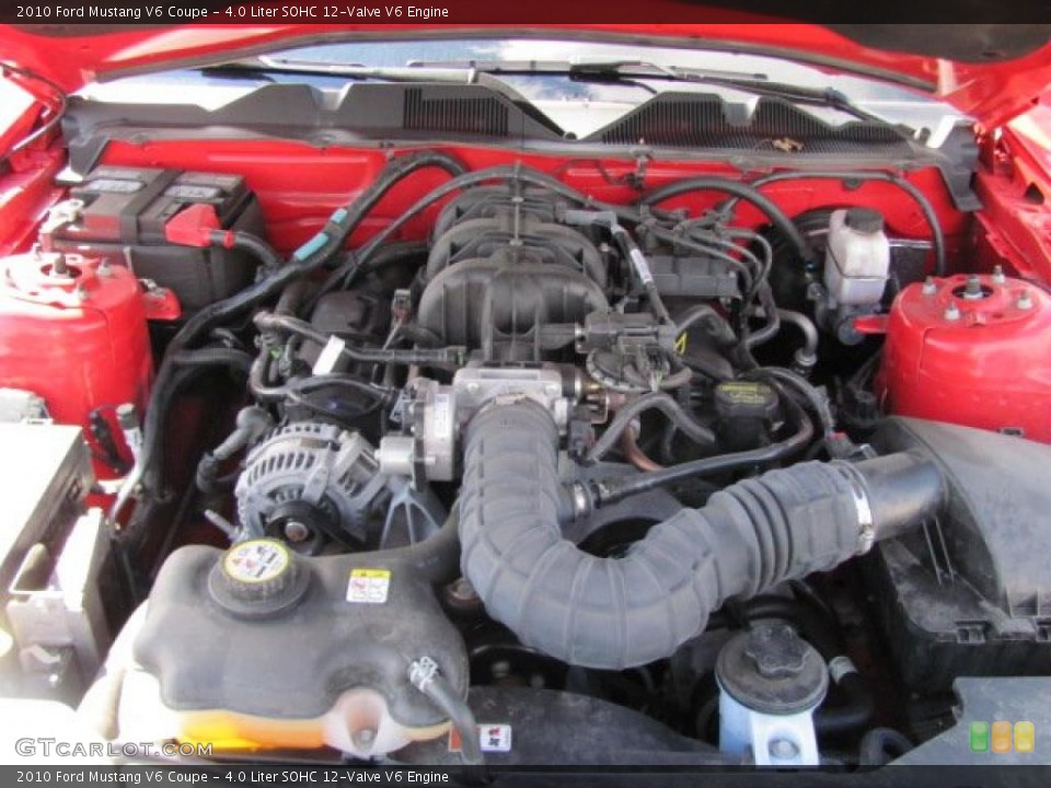 4.0 Liter SOHC 12-Valve V6 Engine for the 2010 Ford Mustang #38640478