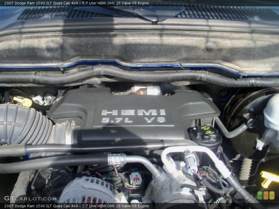 5.7 Liter HEMI OHV 16 Valve V8 Engine for the 2007 Dodge Ram 1500 #38642266