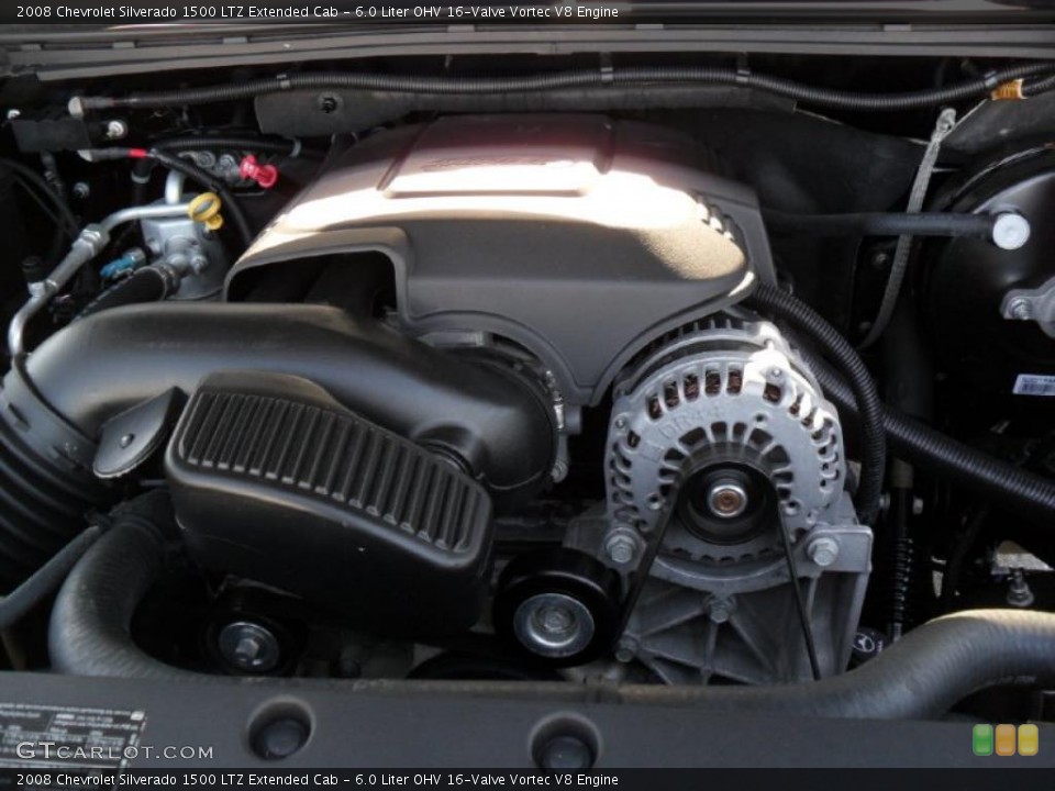 6.0 Liter OHV 16-Valve Vortec V8 Engine for the 2008 Chevrolet Silverado 1500 #38644250