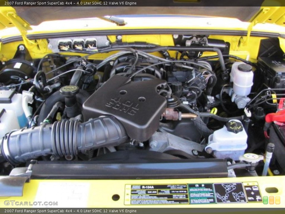 4.0 Liter SOHC 12 Valve V6 Engine for the 2007 Ford Ranger #38644326