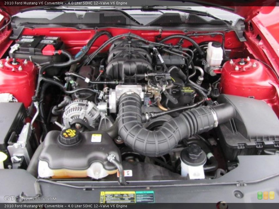 4.0 Liter SOHC 12-Valve V6 Engine for the 2010 Ford Mustang #38645434
