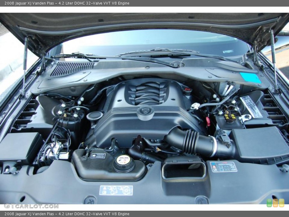 4.2 Liter DOHC 32-Valve VVT V8 Engine for the 2008 Jaguar XJ #38648146
