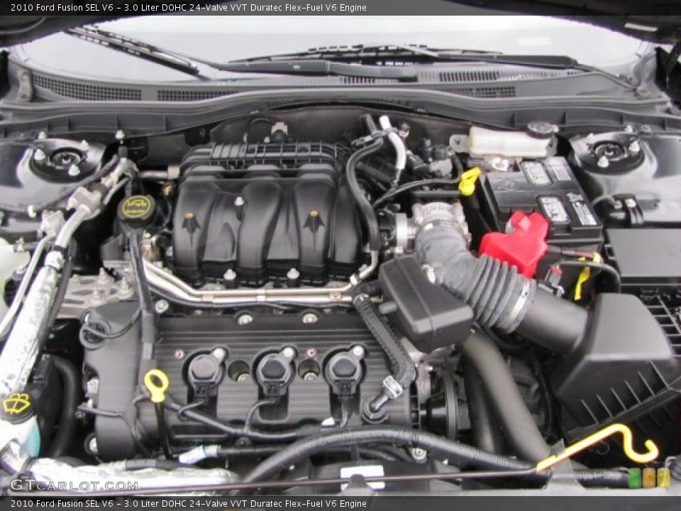 3.0 Liter DOHC 24-Valve VVT Duratec Flex-Fuel V6 Engine for the 2010 Ford Fusion #38650082