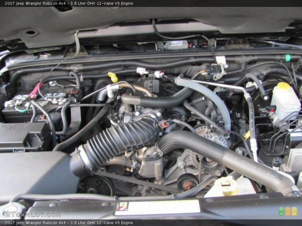 3.8 Liter OHV 12-Valve V6 Engine for the 2007 Jeep Wrangler #38650918