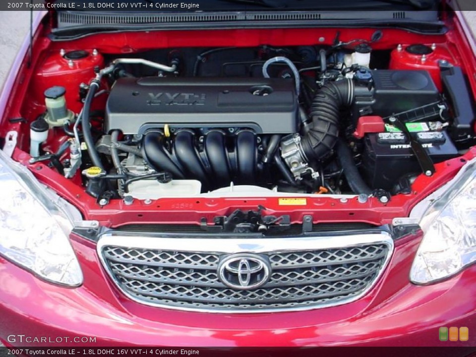 1.8L DOHC 16V VVT-i 4 Cylinder Engine for the 2007 Toyota Corolla #38651202