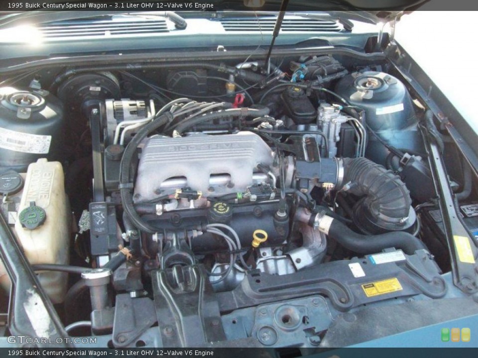 3.1 Liter OHV 12-Valve V6 Engine for the 1995 Buick Century #38653470