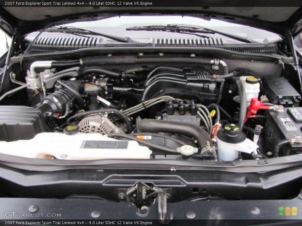 4.0 Liter SOHC 12 Valve V6 Engine for the 2007 Ford Explorer Sport Trac #38653554