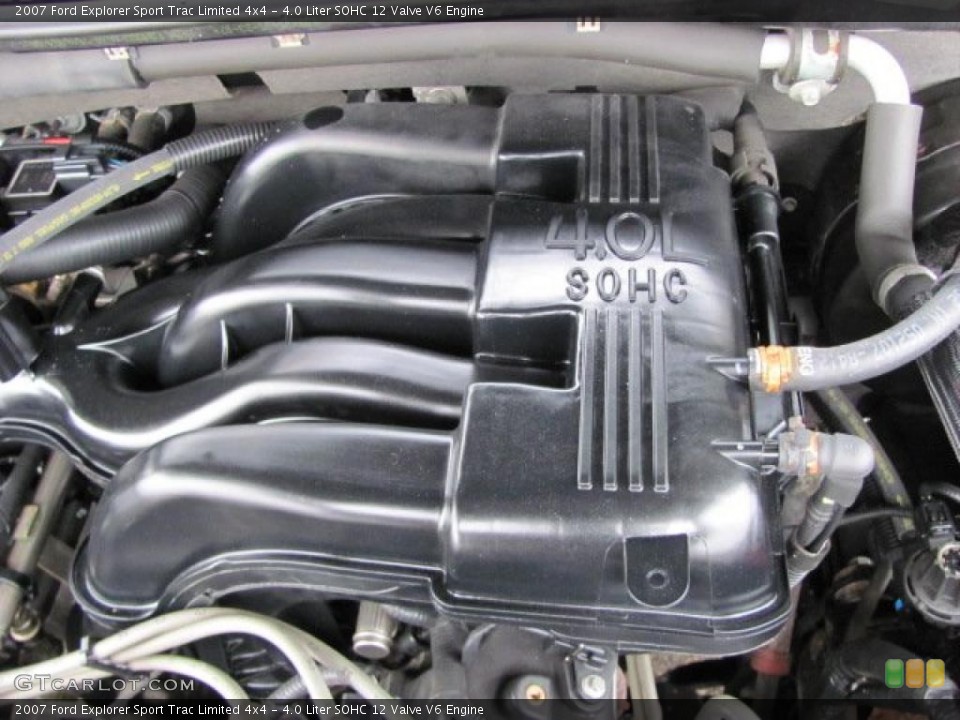 4.0 Liter SOHC 12 Valve V6 Engine for the 2007 Ford Explorer Sport Trac #38653570