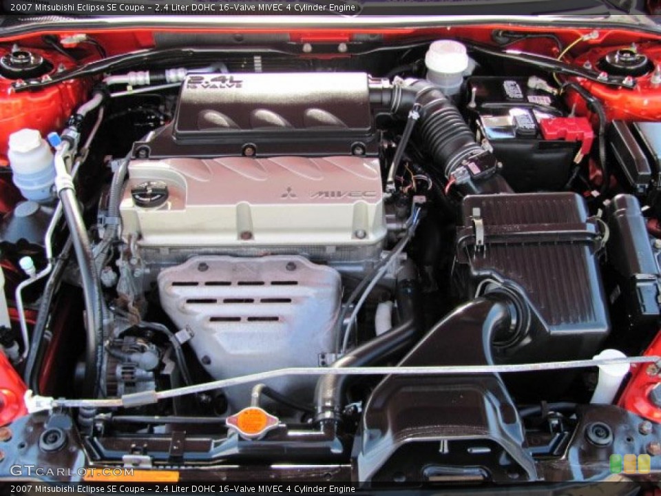 2.4 Liter DOHC 16-Valve MIVEC 4 Cylinder Engine for the 2007 Mitsubishi Eclipse #38666422