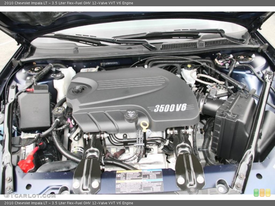 3.5 Liter Flex-Fuel OHV 12-Valve VVT V6 Engine for the 2010 Chevrolet Impala #38672563