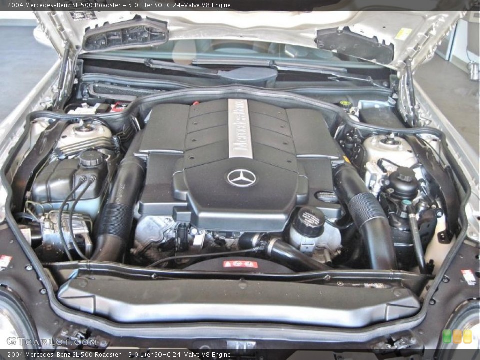 5.0 Liter SOHC 24-Valve V8 Engine for the 2004 Mercedes-Benz SL #38680226