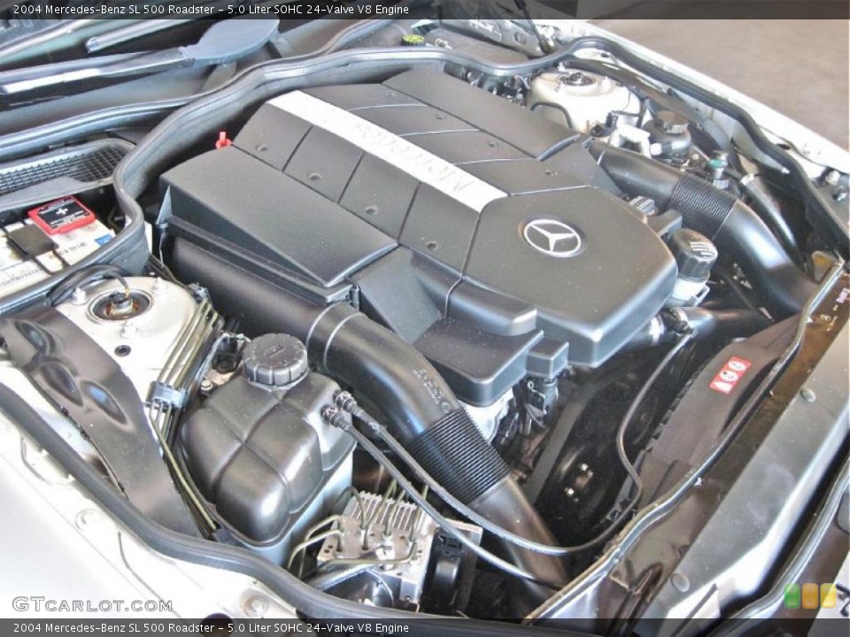 5.0 Liter SOHC 24-Valve V8 Engine for the 2004 Mercedes-Benz SL #38680246