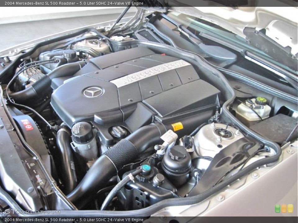5.0 Liter SOHC 24-Valve V8 Engine for the 2004 Mercedes-Benz SL #38680262