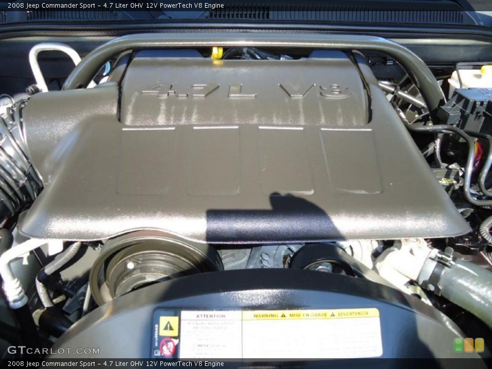 4.7 Liter OHV 12V PowerTech V8 Engine for the 2008 Jeep Commander #38684734