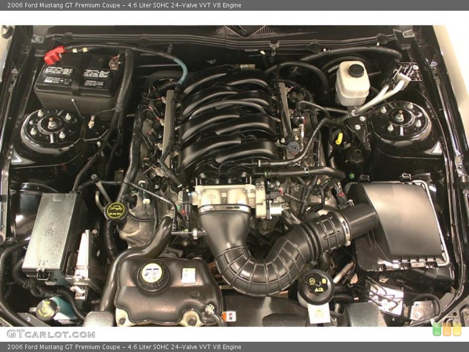 4.6 Liter SOHC 24-Valve VVT V8 Engine for the 2006 Ford Mustang #38696510