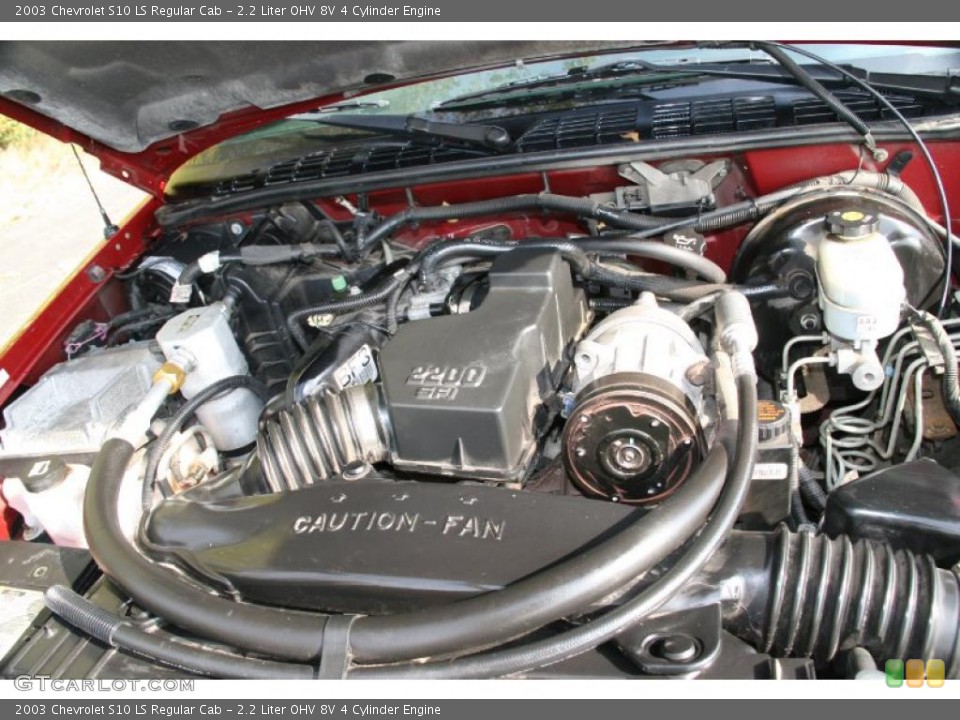 2.2 Liter OHV 8V 4 Cylinder Engine for the 2003 Chevrolet S10 #38698667