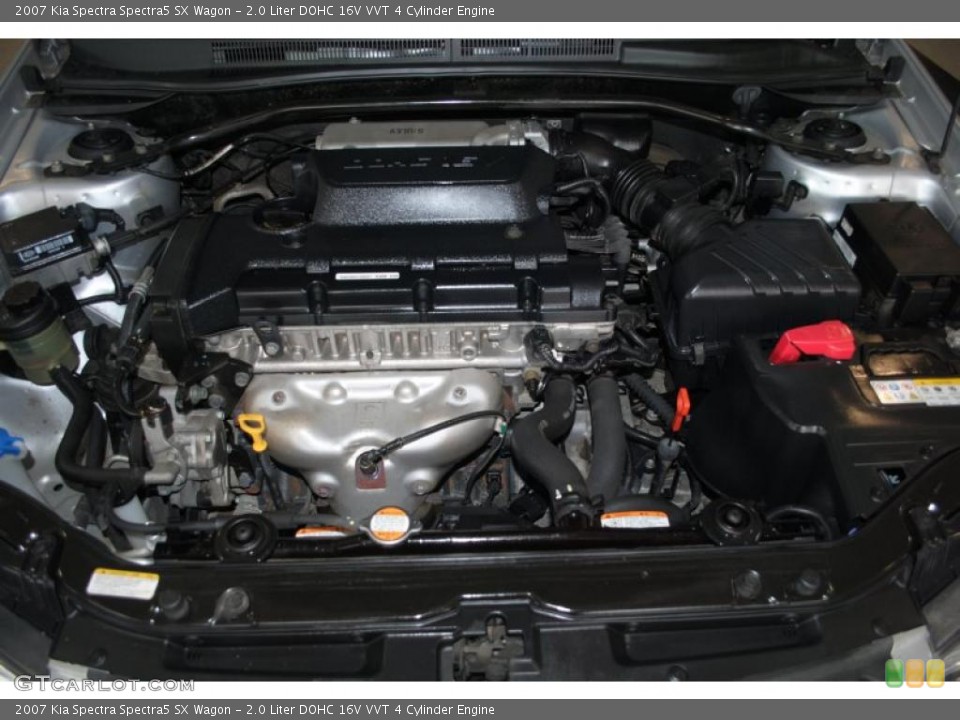 2.0 Liter DOHC 16V VVT 4 Cylinder Engine for the 2007 Kia Spectra #38703531