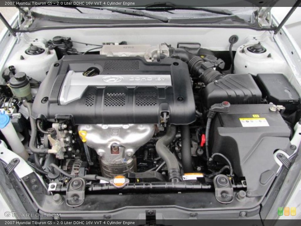 2.0 Liter DOHC 16V VVT 4 Cylinder Engine for the 2007 Hyundai Tiburon #38716559