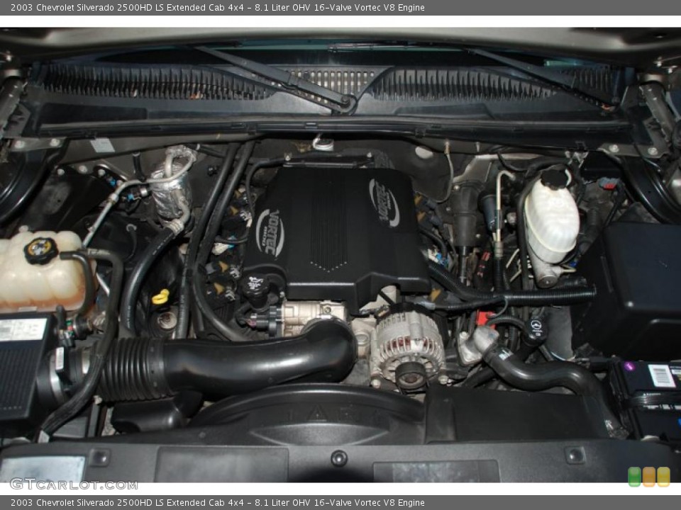 8.1 Liter OHV 16-Valve Vortec V8 Engine for the 2003 Chevrolet Silverado 2500HD #38722575
